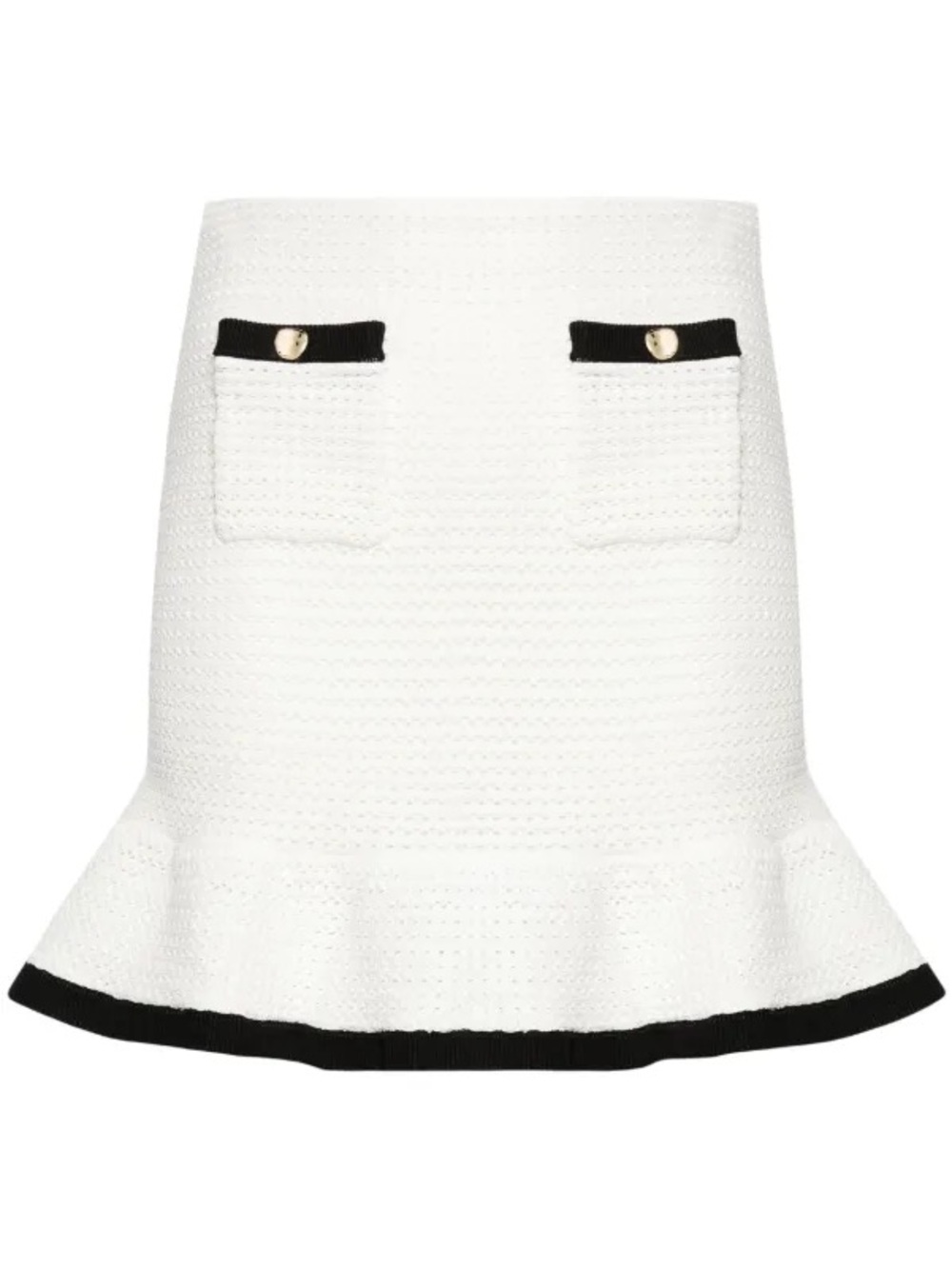 NWTS Self-Portrait Sequin-embellished crocheted mini skirt Size XS